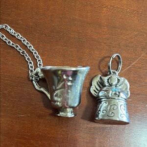 Silver Angel Pendant Necklace